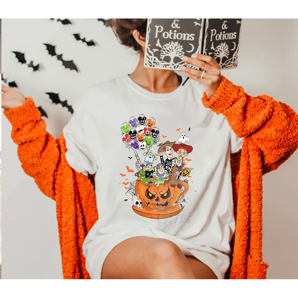 Disney Halloween Balloons Shirt, Halloween Disney Toy Story Shirt, Toy Story Halloween, Disneyworld Shirts Family, Disney Spooky Shirt - 4.jpg
