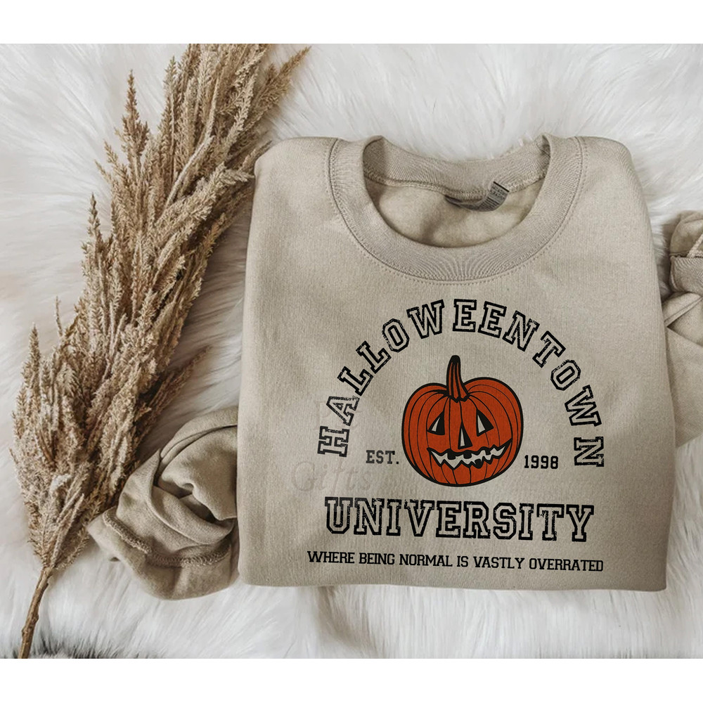 Halloweentown University, Retro Halloweentown Sweatshirt, Vintage Halloween Sweatshirt, Halloween Town Est 1998 Sweatshirt - 1.jpg