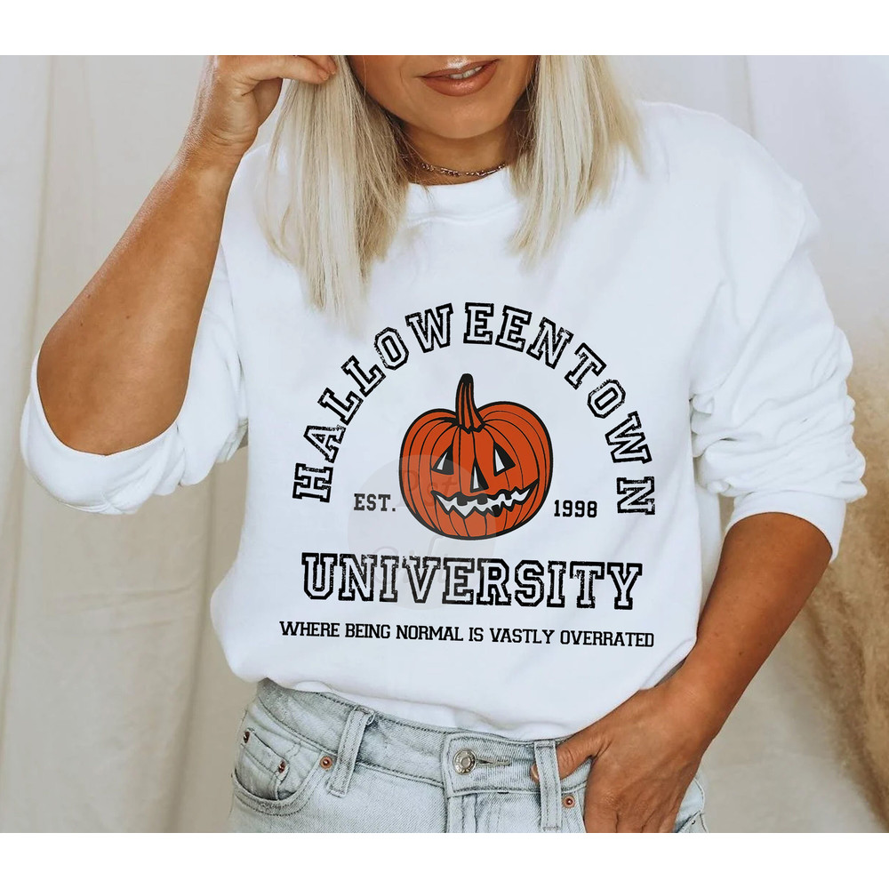 Halloweentown University, Retro Halloweentown Sweatshirt, Vintage Halloween Sweatshirt, Halloween Town Est 1998 Sweatshirt - 4.jpg