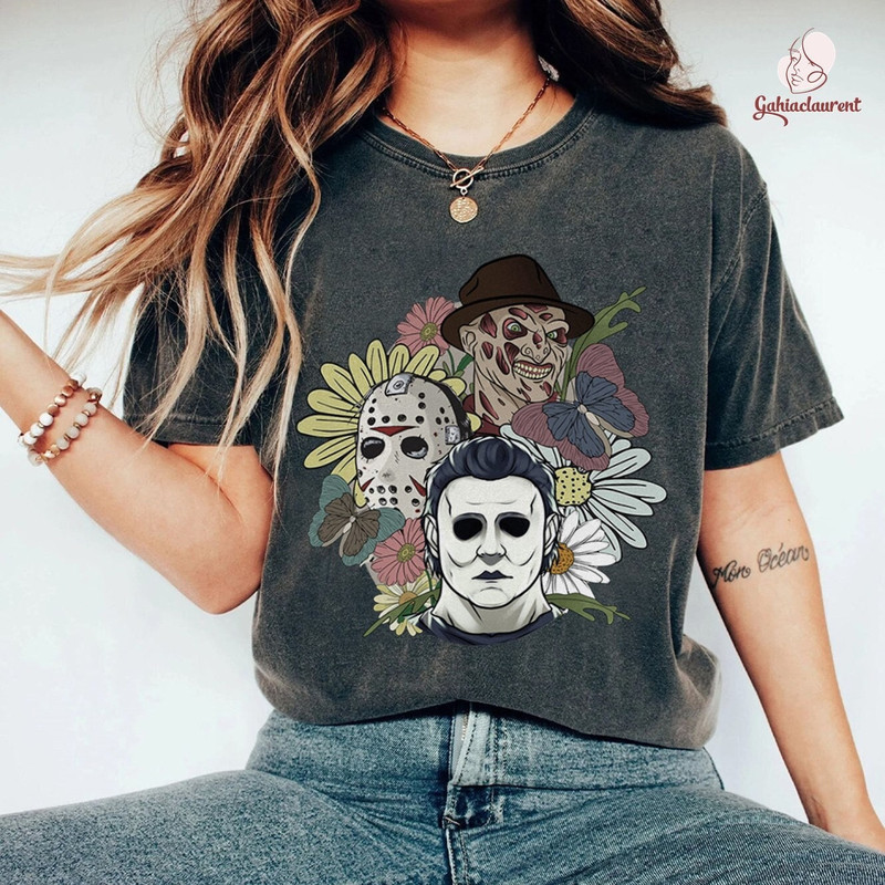 Halloween Floral Horror Png Bundle Digital Download Horror Movie Florals Horror Movie png Horror Characters Sublimation Transfer - 2.jpg