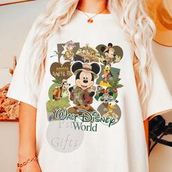 Retro Disney Animal Kingdom Mickey and Friends Comfort Color