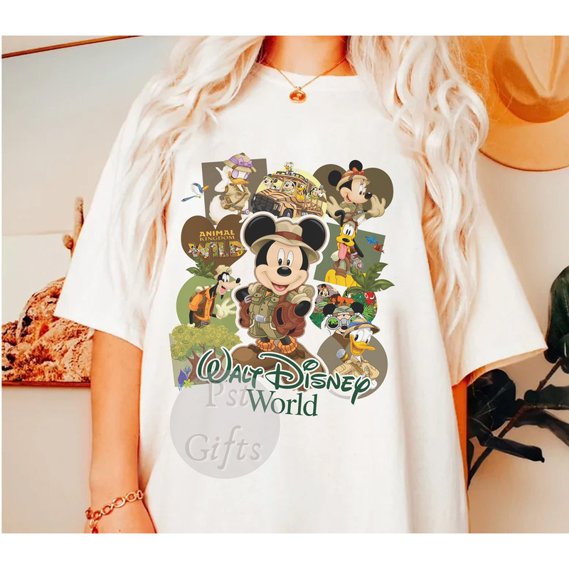 Retro Disney Animal Kingdom Mickey and Friends Comfort Colors, Disney Wild Shirt, Vintage Safari Mode Shirt, Hakuna Matata, Mickey Safari - 1.jpg