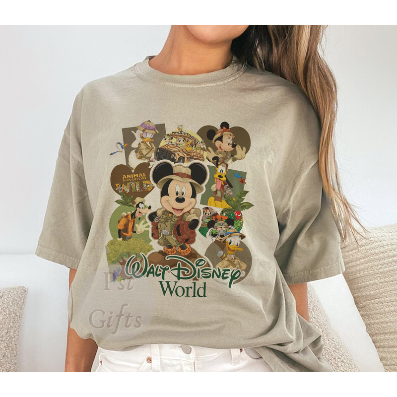 Retro Disney Animal Kingdom Mickey and Friends Comfort Colors, Disney Wild Shirt, Vintage Safari Mode Shirt, Hakuna Matata, Mickey Safari - 2.jpg