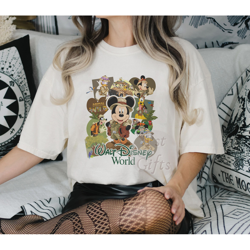 Retro Disney Animal Kingdom Mickey and Friends Comfort Colors, Disney Wild Shirt, Vintage Safari Mode Shirt, Hakuna Matata, Mickey Safari - 3.jpg