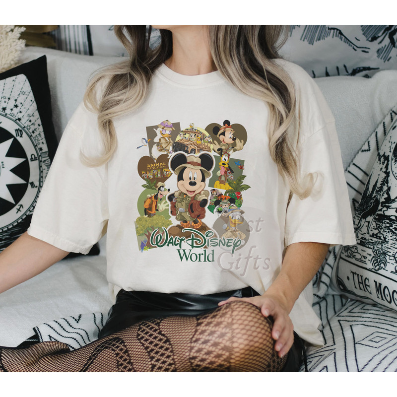 Retro Disney Animal Kingdom Mickey and Friends Comfort Colors, Disney Wild Shirt, Vintage Safari Mode Shirt, Hakuna Matata, Mickey Safari - 3.jpg