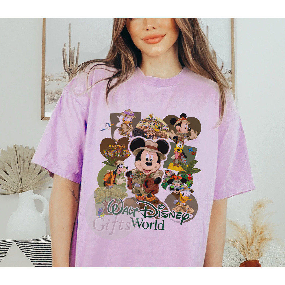 Retro Disney Animal Kingdom Mickey and Friends Comfort Colors, Disney Wild Shirt, Vintage Safari Mode Shirt, Hakuna Matata, Mickey Safari - 5.jpg