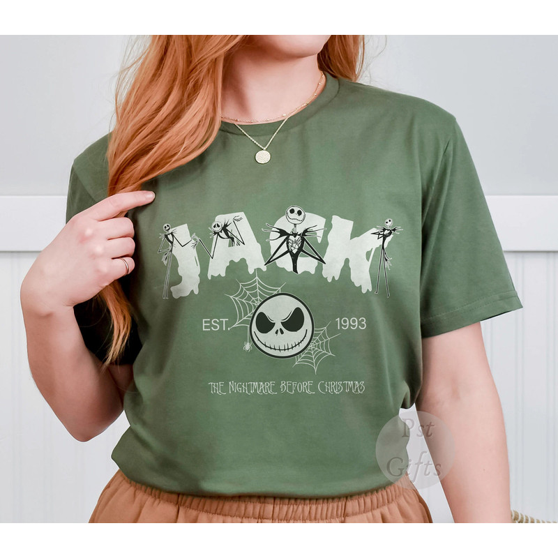 Retro Horror Movies Characters Shirt, The Nightmare Before Christmas Shirt, Disney Halloween Party Shirts, Family Holiday Spooky Shirt - 5.jpg