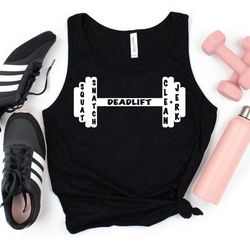 olympic lifting svg file | weightlifting svg | barbell svg | lifting svg | squats svg | deadlift svg | cleans svg