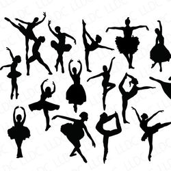 ballerina bundle svg, png, dxf, eps, dancer svg, ballet dancer svg, dancer png, dance mom svg, dance squad, ballerina
