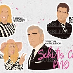 schitts creek vector - png