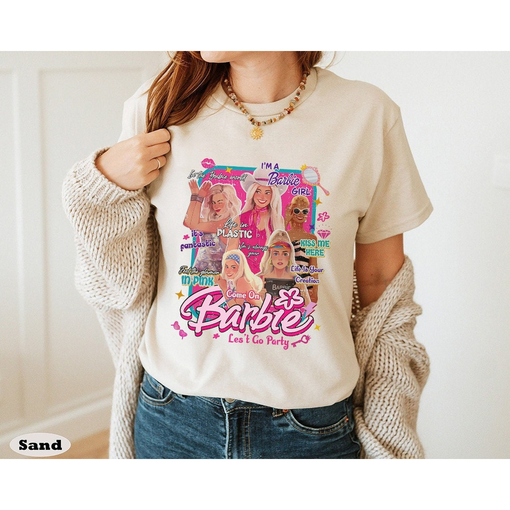 90s Barbie Shirt, Barbie Movie 2023, Barbie Fan Shirt, Barbie Tshirt Doll, Come On Barbie Tee - 2.jpg