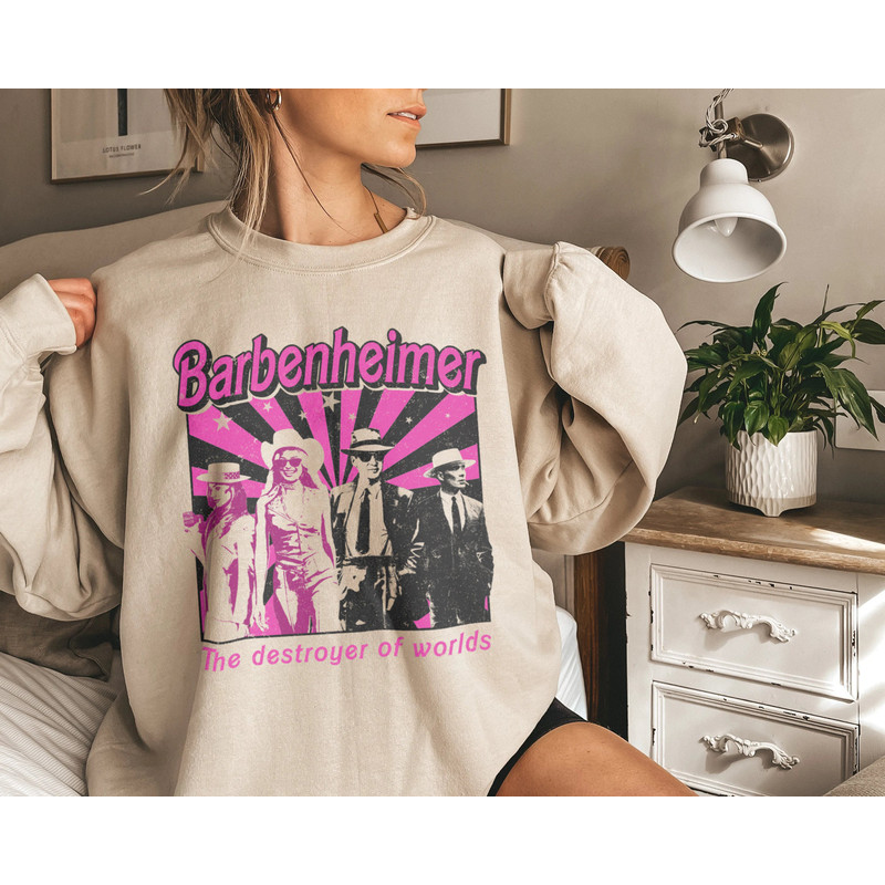 Barbenheimer 2023 Shirt, Barbenheimer the destroyer of word shirt, Oppenheimer Shirt, 72123 shirt, Barbenheimer movie Shirt - 4.jpg