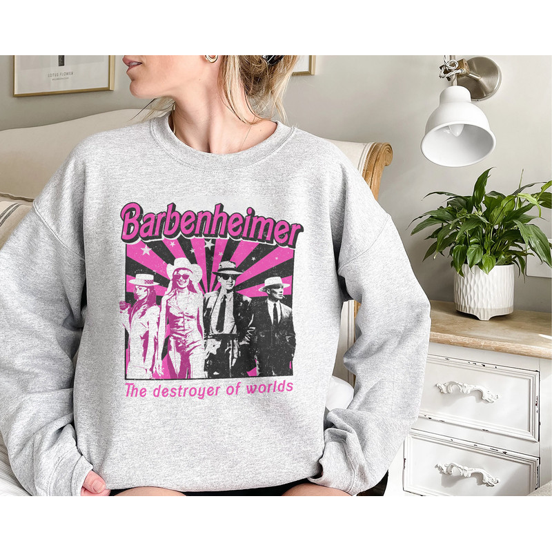 Barbenheimer 2023 Shirt, Barbenheimer the destroyer of word shirt, Oppenheimer Shirt, 72123 shirt, Barbenheimer movie Shirt - 5.jpg