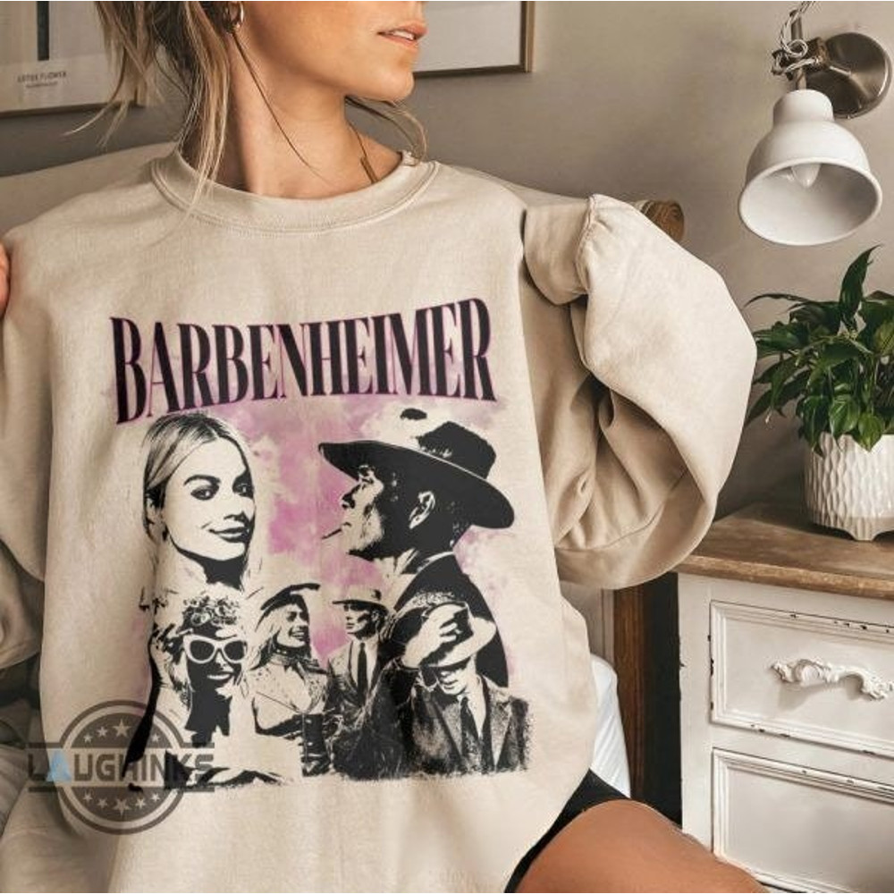 Barbie Barbenheimer Comic Book Unisex Shirt,Barbie Tee, Barbie Movie Shirt,Nolan Movies Tee,Barbie Movie T-Shirt,The Ultimate Double Feature - 1.jpg
