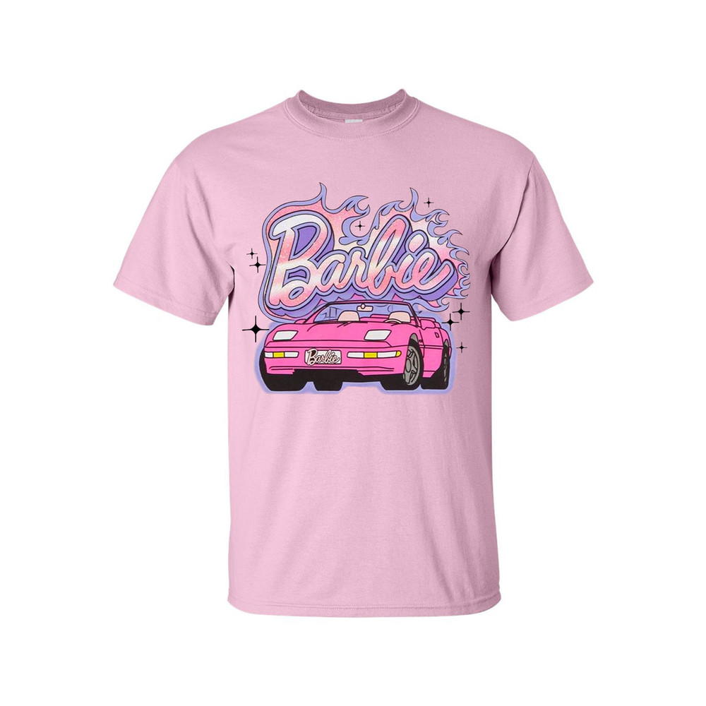 Barbie Glitter Car Boyfriend Fit Girls Shirt, Sweatshirt, Party Girls Shirt, Barbie Movie 2023, Doll Baby Girl, Birthday Shirt, Girls Shirt - 2.jpg