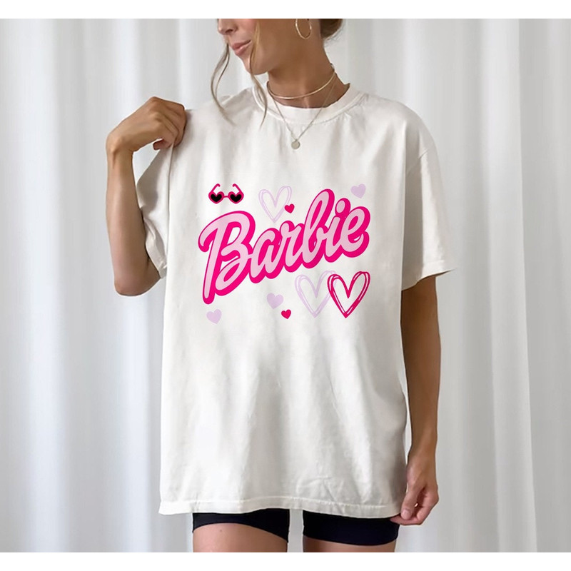 Barbie Heart Shirt, Cheetah Barbie Shirt,Barbie Dream House, Barbie Movie 2023 Shirt - 3.jpg