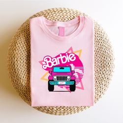 barbie shirt, retro car barbie shirt, jeep barbie shirt, retro car shirt, barbie and ken,barbie 2023,come on barbie