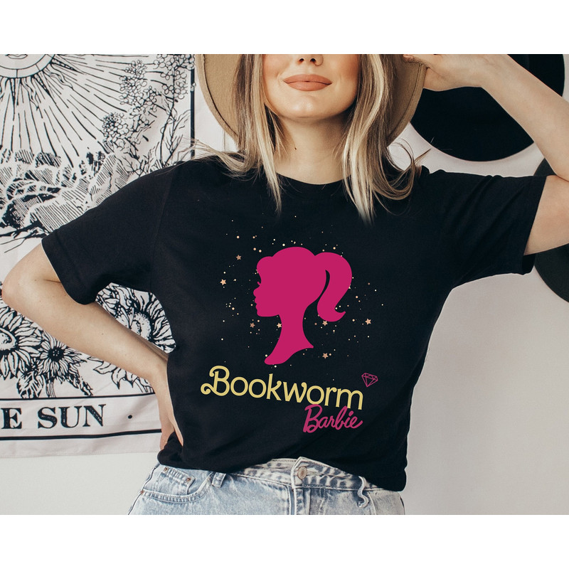 Bookworm Barbie Tshirt, Barbie fan shirt, Barbie movie, Funny Barbie, Come on Barbie shirt, Library shirt, Barbie Inspired, Book Lover shirt - 1.jpg
