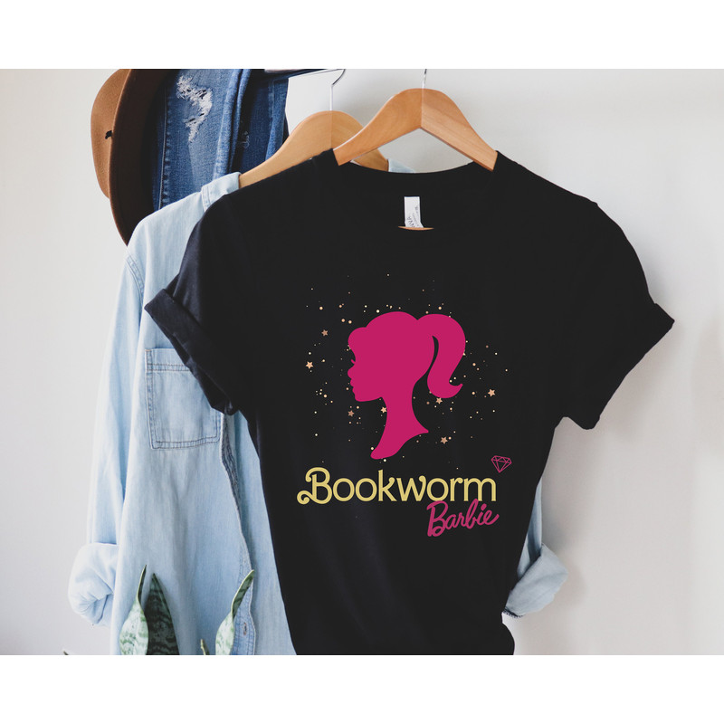 Bookworm Barbie Tshirt, Barbie fan shirt, Barbie movie, Funny Barbie, Come on Barbie shirt, Library shirt, Barbie Inspired, Book Lover shirt - 2.jpg