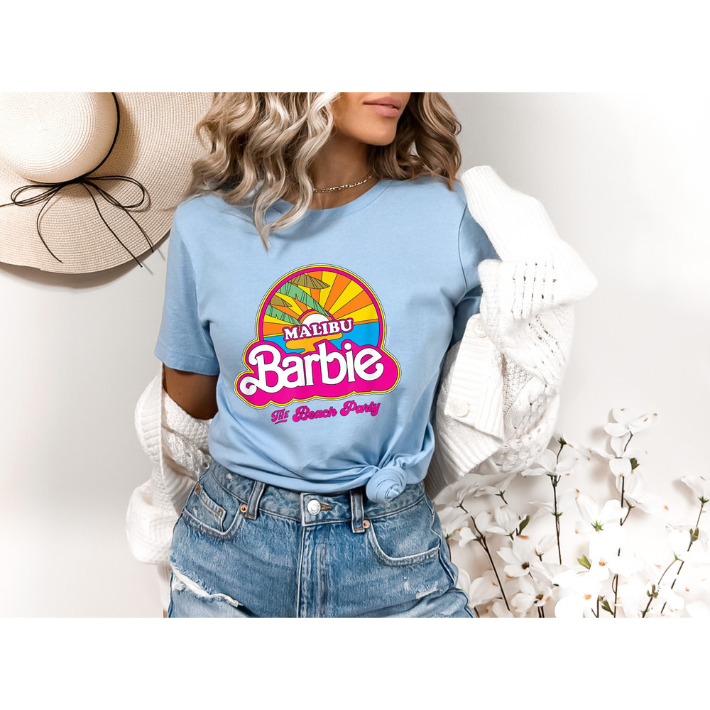 Malibu Barbie Beach Shirt, Come On Barbie Let's Go Party Shirt, Barbie and Ken Shirt, Barbie Fan Shirt, Barbie Jeep, Baby Doll Summer Shirt - 1.jpg