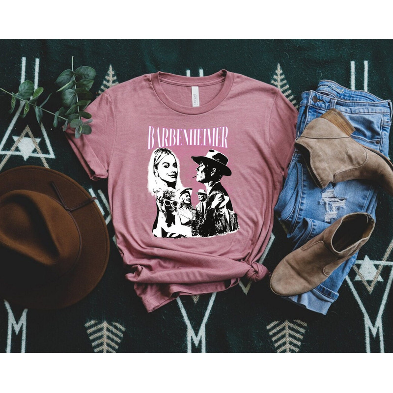 Vintage Barbenheimer Shirt, Barbenheimer Shirt, Comeon Baby Lets go party shirt, Oppenheimer Shirt, Funny Movie Tshirt - 3.jpg