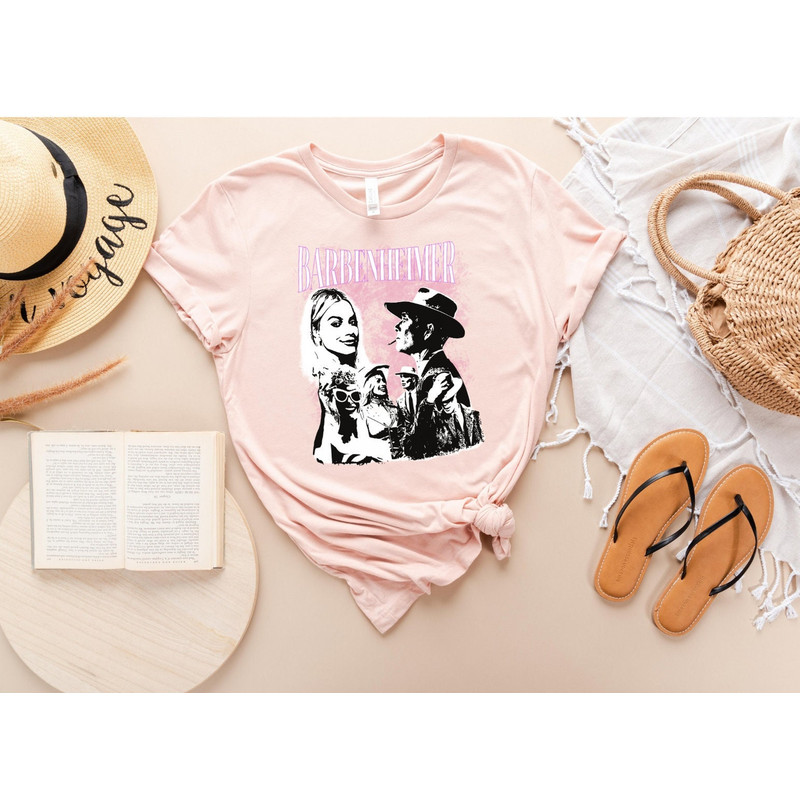 Vintage Barbenheimer Shirt, Barbenheimer Shirt, Comeon Baby Lets go party shirt, Oppenheimer Shirt, Funny Movie Tshirt - 4.jpg