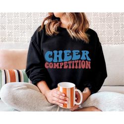 cheer competition svg, cheer mom svg, cheer fan svg, cheer vibes svg, cheer t-shirt svg, cheer svg, wavy stacked svg, cr