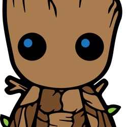 "groot svg, baby groot svg for cricut, groot png, i am groot svg, groot sticker svg, groot clipart, groot layered files