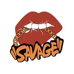 Black Girl Lips Savage Gift For Black Girl Svg