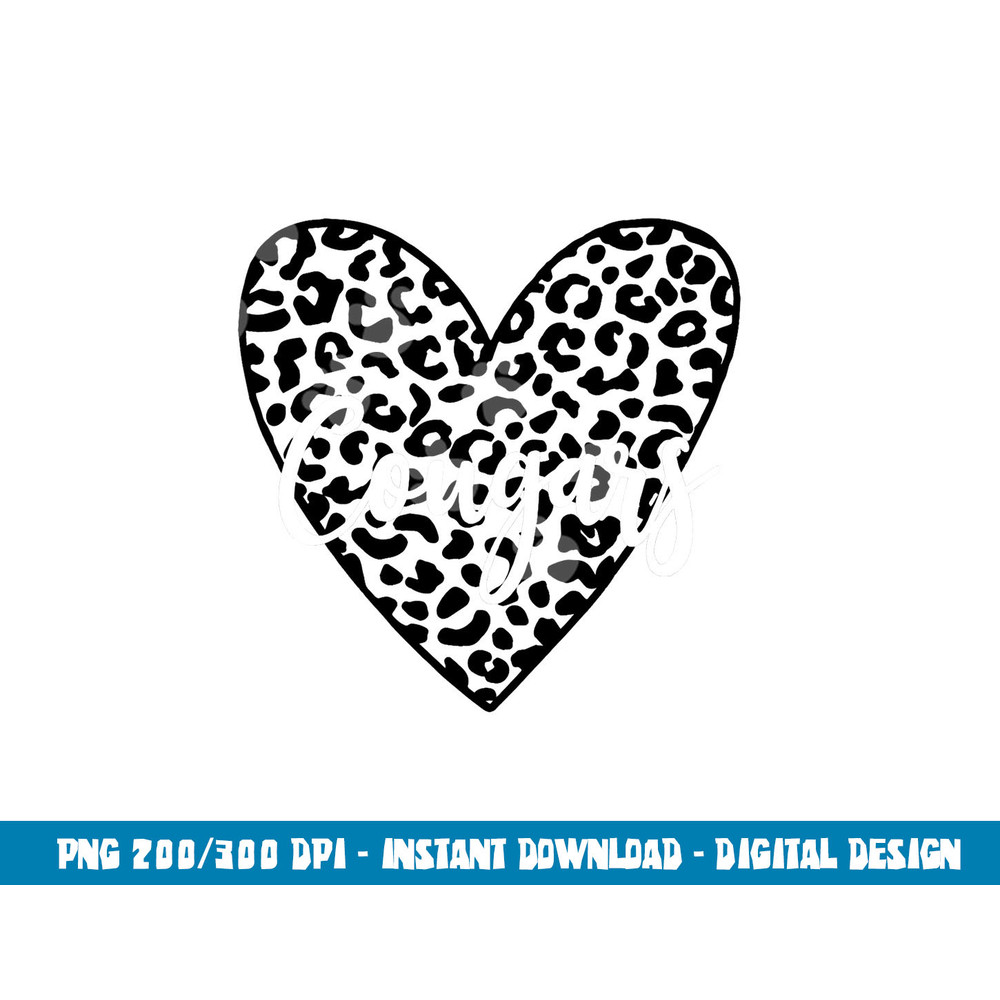 Cougars School Spirit Mascot Leopard Heart Game Day  png, sublimation copy.jpg
