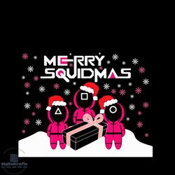 merry christmas squid game svg, squid game christmas svg , squid game clipart,squid game designs, squid game cut files