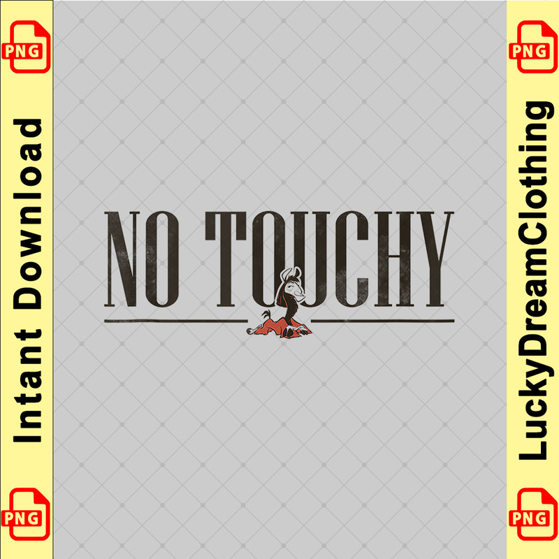 Disney The Emperor's New Groove Kuzco No Touchy Tank Top copy.png