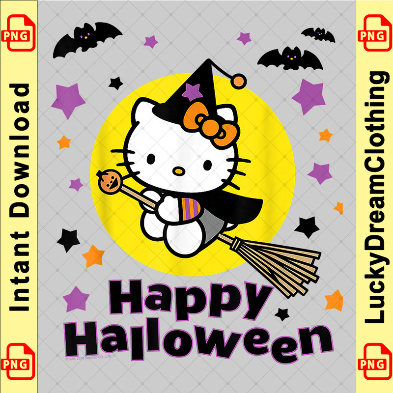 Hello Kitty Happy Halloween Tee Shirt copy.png