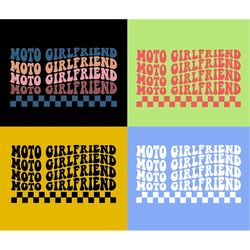 moto girlfriend svg, moto girl svg, moto shirt svg, motocross svg, motocross fan svg, racing svg, wavy stacked svg, dxf