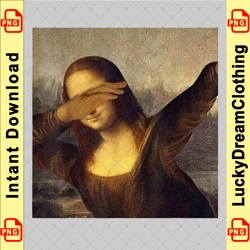 mona lisa dabbing