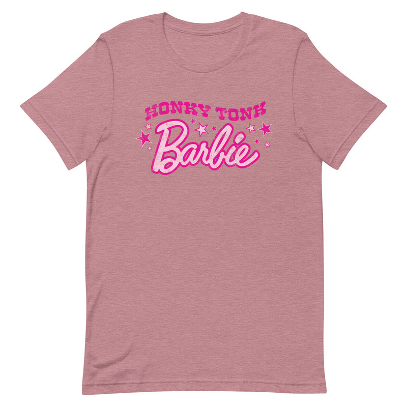 Honky tonk Barbie Shirt, Honky tonk, western cowgirl, Barbie Unisex t-shirt - 3.jpg