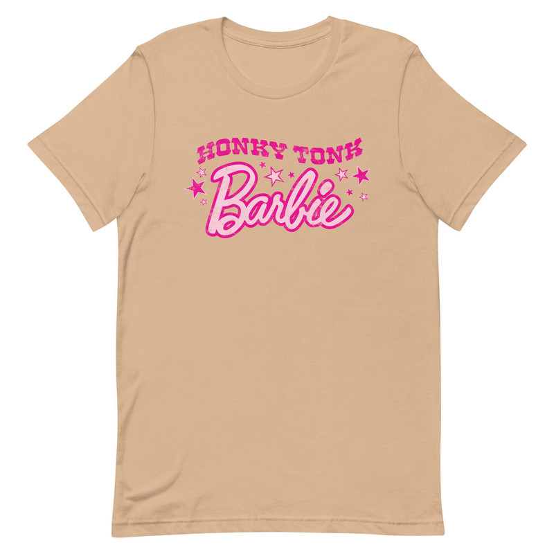 Honky tonk Barbie Shirt, Honky tonk, western cowgirl, Barbie Unisex t-shirt - 4.jpg