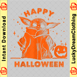 star wars the mandalorian the child happy halloween
