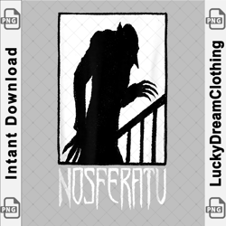 vampire nosferatu monster shadow dracula halloween t-shirt