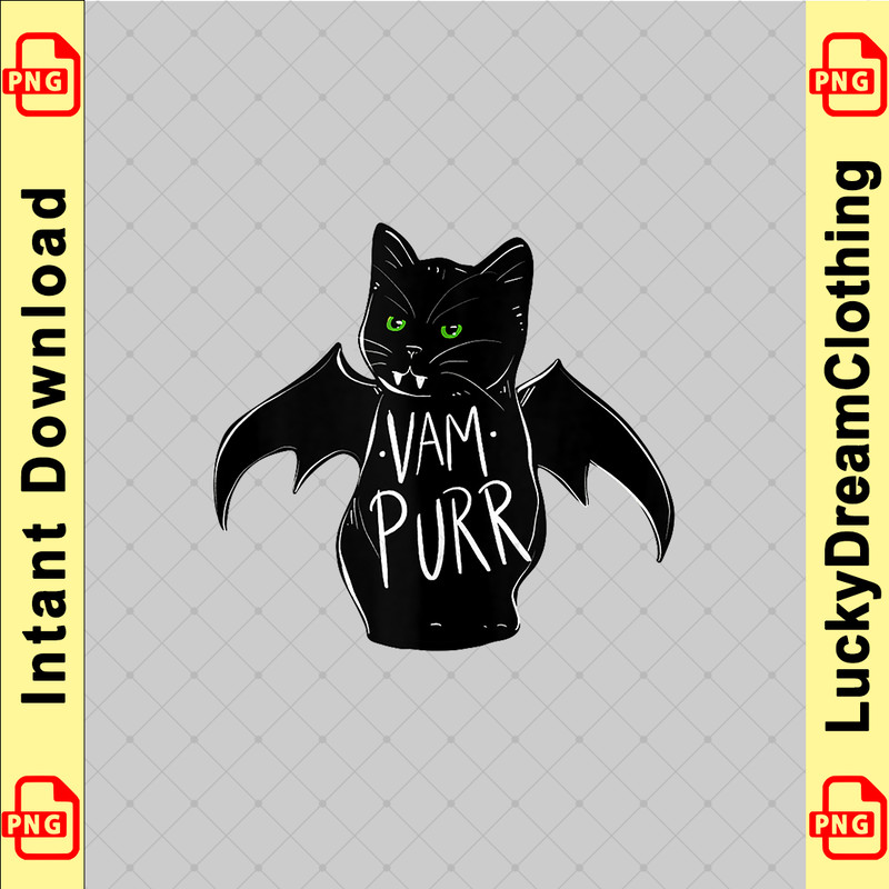 Vampurr Stay Spooky cute cat funny cat black Tank Top copy.png