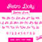 Dolly Font Bundle SVG, Pink Dolly Font Alphabet, Barbi Font, Barb Letters Logo, Pink Princess Font, OTF TTF, Digital Download Cut File - 4.jpg