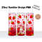 Retro Strawberry and Glitter 20oz Skinny Tumbler Sublimation PNG Digital Instant Download - 1.jpg