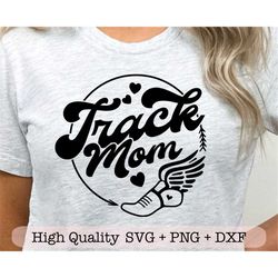 track mom svg, mom shirt svg, track and field svg, track mom shirt svg, track wings svg, track mama svg