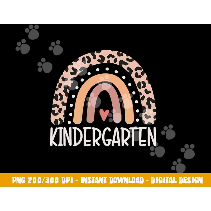 cute leopard cheetah print rainbow kindergarten teacher copy.jpg