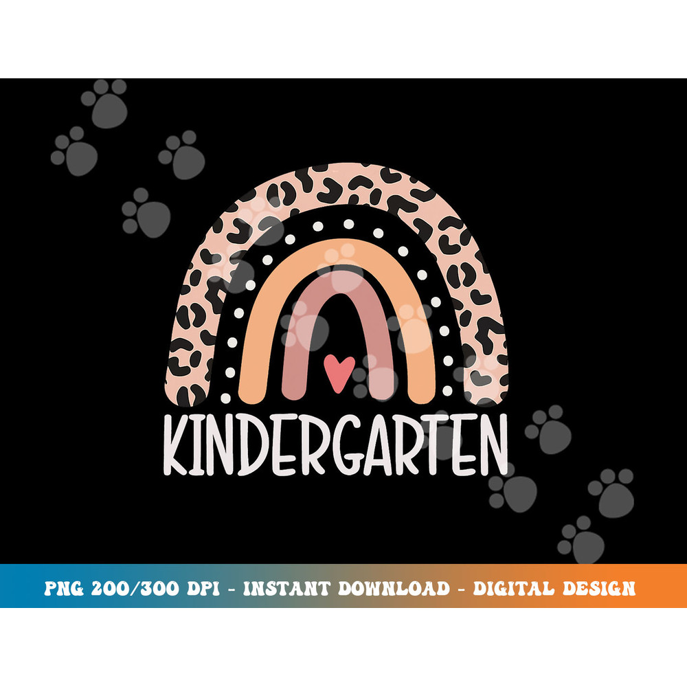 cute leopard cheetah print rainbow kindergarten teacher copy.jpg