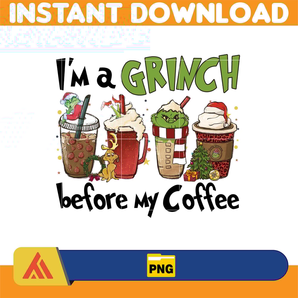 Merry Grinchmas PNG, Coffee Christmas Png, The Grinchmas PNG, Grinchmas Christmas, Movie Christmas Png (29).jpg