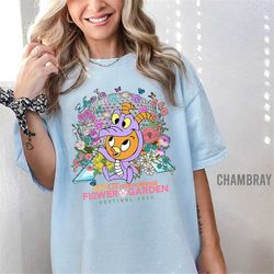 comfort colors orange bird shirt, epcot flower & garden festival 2023, disney orange bird epcot, figment epcot, let the