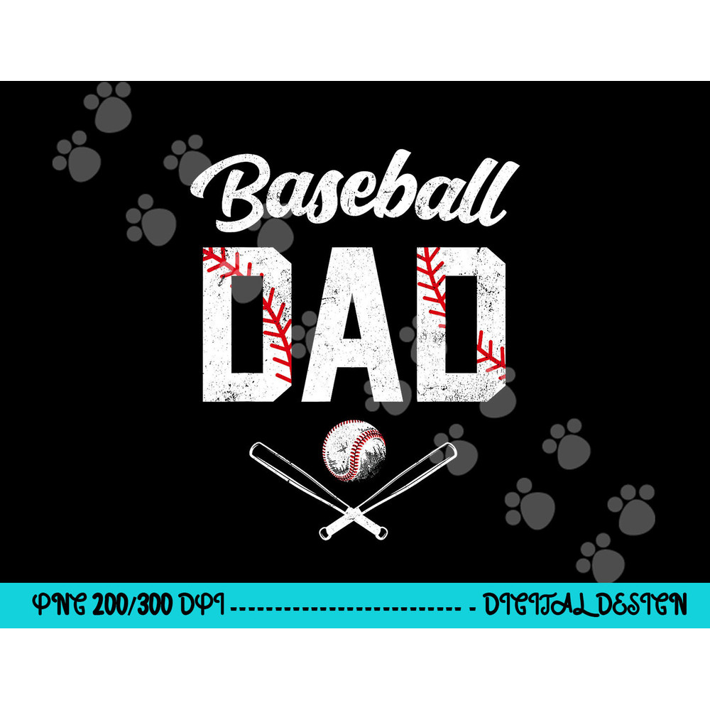 Baseball Dad Happy Fathers Day Shirts for Men Wife Daughter png, sublimation copy.jpg