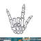 I Love You Sign Language Skeleton Hand ASL Halloween Costume png, sublimation copy.jpg