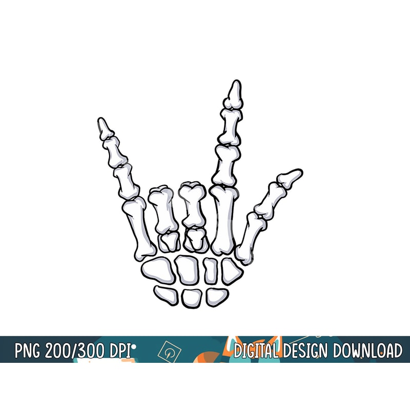 I Love You Sign Language Skeleton Hand ASL Halloween Costume png, sublimation copy.jpg